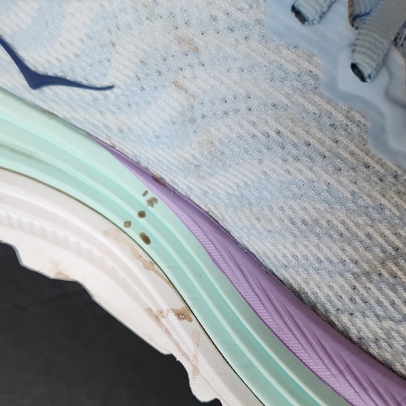 HOKA One One Gaviota 5 Blue Sneakers Womens Size 5 - Picture 7 of 12